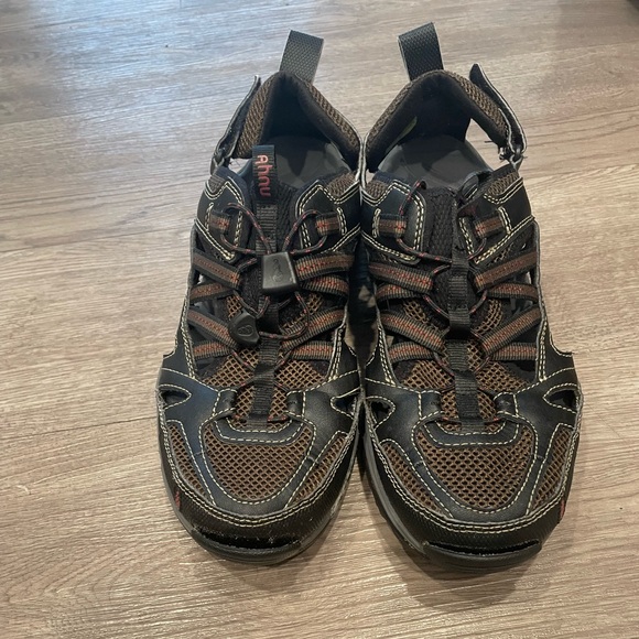 AHNU Hiking Trail Mesh Brown Comfort Sandals Men's Shoe Size 8.5 AF1182SKBR - Picture 1 of 6
